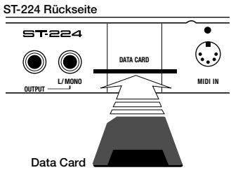 ZOOM ST224 - Formatieren einer Data Card - 2