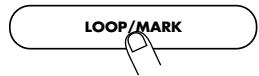 ZOOM ST224 - Während der Schleifen-Wiedergabe des Samples, drücken Sie das [LOOP/MARK]-Pad an dem Punkt, den Sie als Startpunkt eingeben wollen. - 1