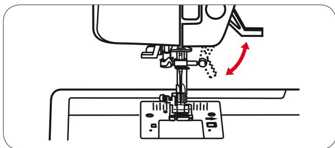 BERNINA CHICAGO 7 - Fixer le pied-de-biche d'avancement supérieur comme suit: - 2