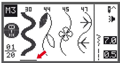 BERNINA CHICAGO 7 - Coudre des motifs de points programmés - 5