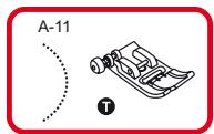 BERNINA CHICAGO 7 - Point de feston (finition de cordures) - 1