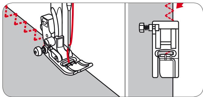 BERNINA CHICAGO 7 - Utilisation du pied-de-biche universel - 2