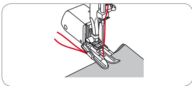 BERNINA CHICAGO 7 - Fixer le pied-de-biche d'avancement supérieur comme suit: - 5