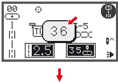 BERNINA CHICAGO 7 - Touches de chiffre - 1