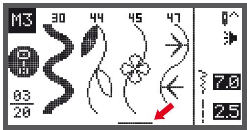 BERNINA CHICAGO 7 - Coudre des motifs de points programmés - 7