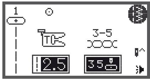 BERNINA CHICAGO 7 - Coudre des motifs de points programmés - 1
