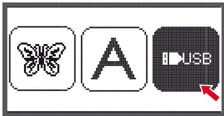 BERNINA CHICAGO 7 - Ouvrir un motif de broderie de la clé USB. - 1