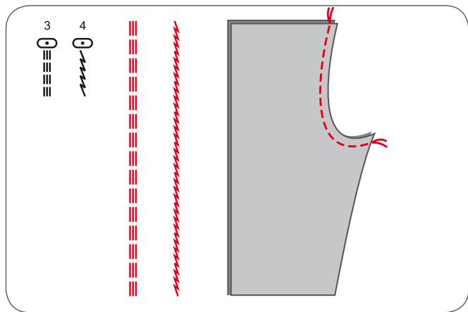 BERNINA CHICAGO 7 - Triple point droit stretch - 4