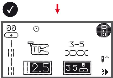 BERNINA CHICAGO 7 - Comment sélectionner un point - 4