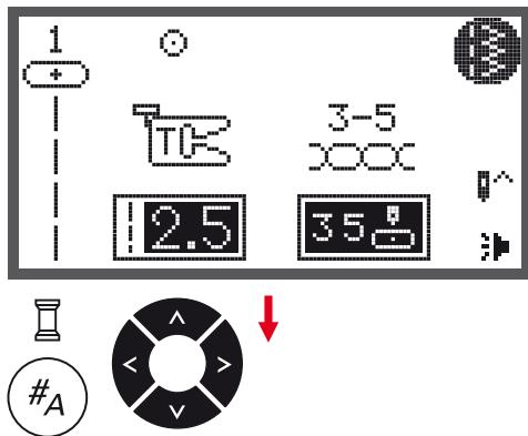BERNINA CHICAGO 7 - Comment sélectionner un point - 1