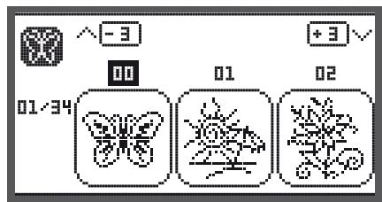 BERNINA CHICAGO 7 - Motifs de broderie intégrés - 2