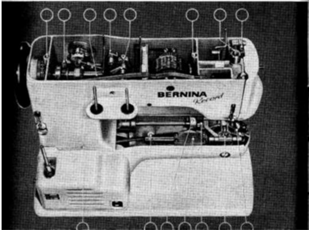 BERNINA RECORD 530, 530 - Nettoyage de la machine - 2