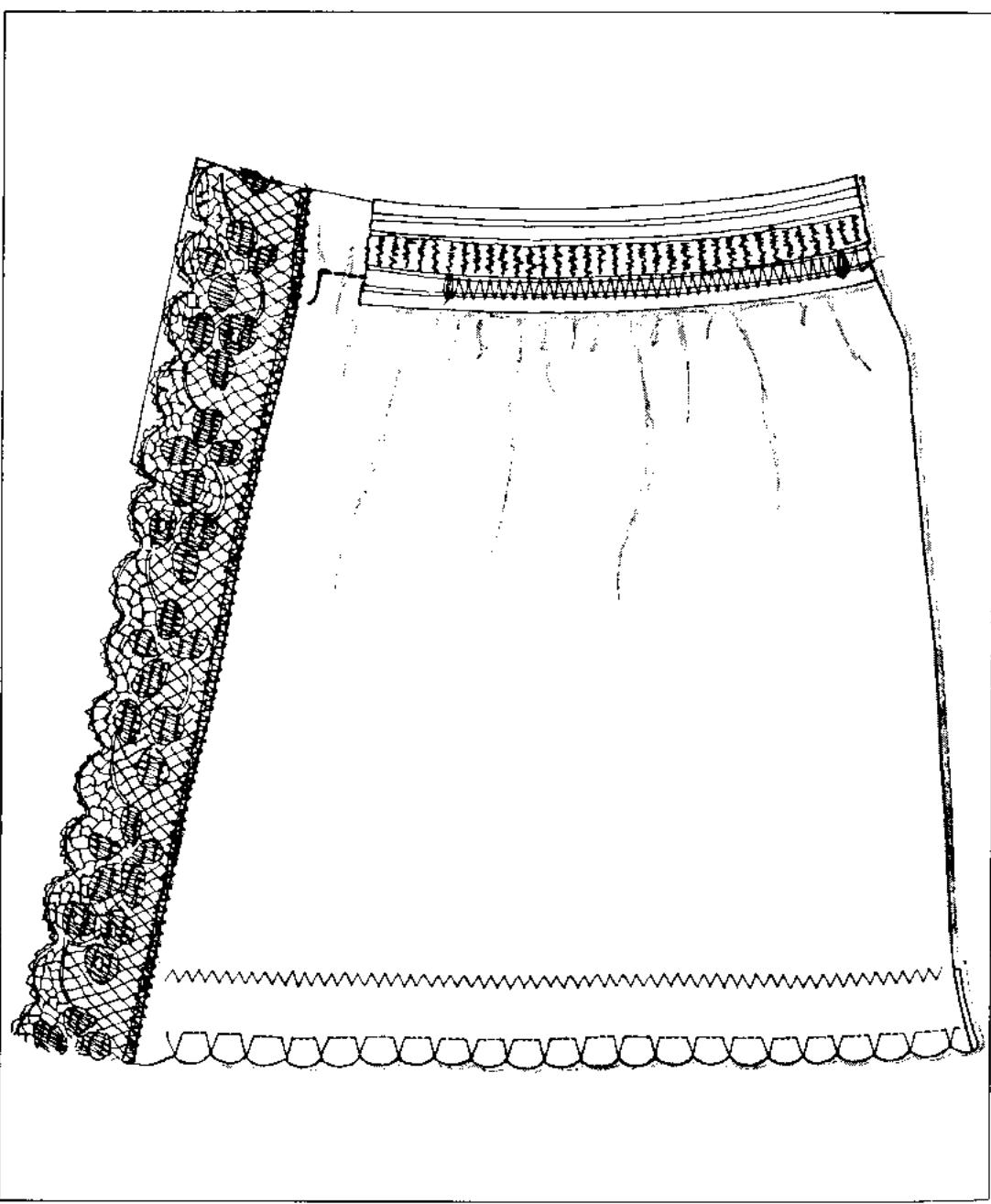 BERNINA 707 - Lace on Jersey - 1