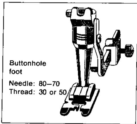 BERNINA 707 - To secure the threads - 1
