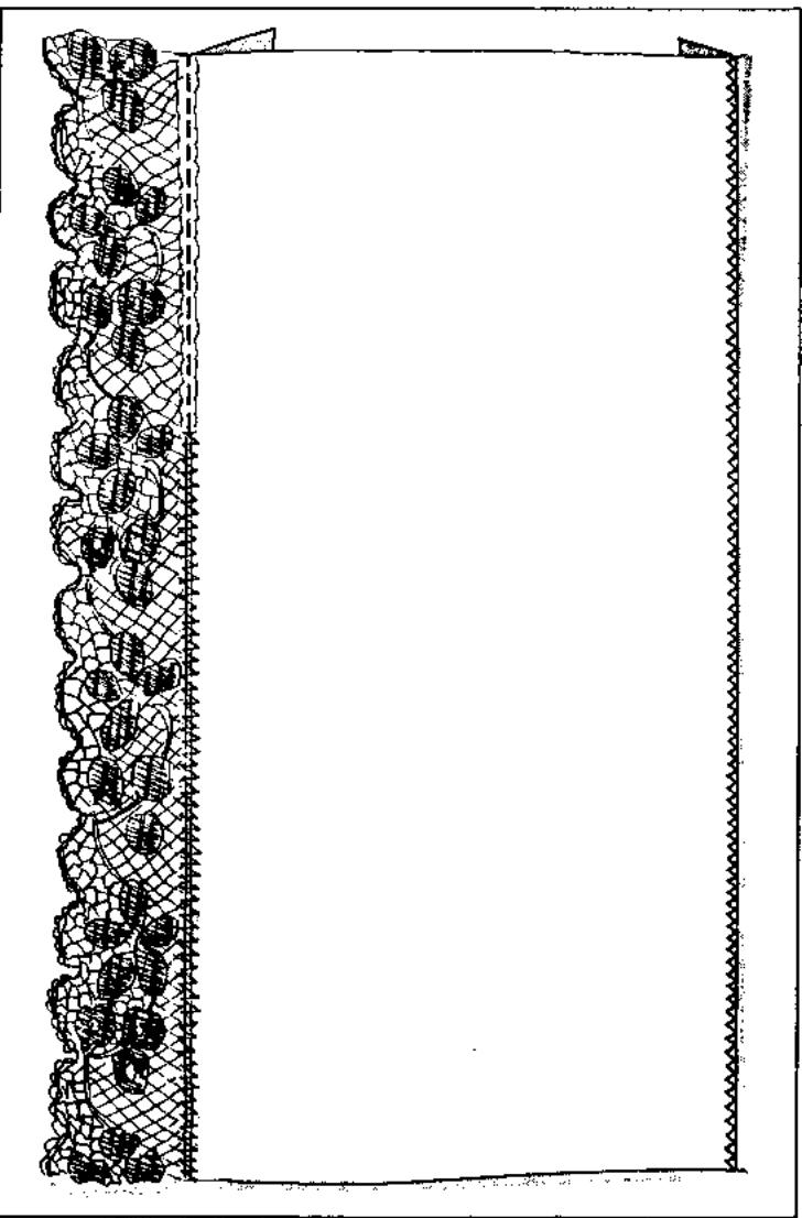 BERNINA 707 - Lace (and insertion) in material - 1