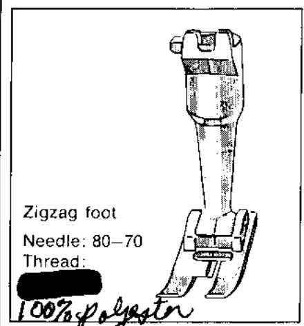 BERNINA 707 - Gusset Seam - 1
