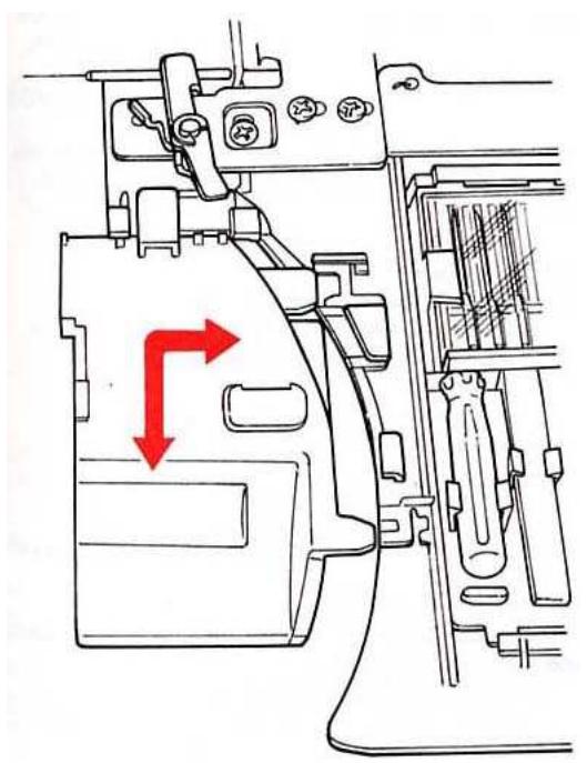 BERNINA 1300DC - Levier du couteau supérieur - 2