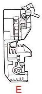 BERNINA 1300DC - Relever et abaisser le coudeau supérieur - 4
