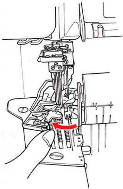 BERNINA 1300DC - Commutateur principal et interrupteur de lumière. - 1