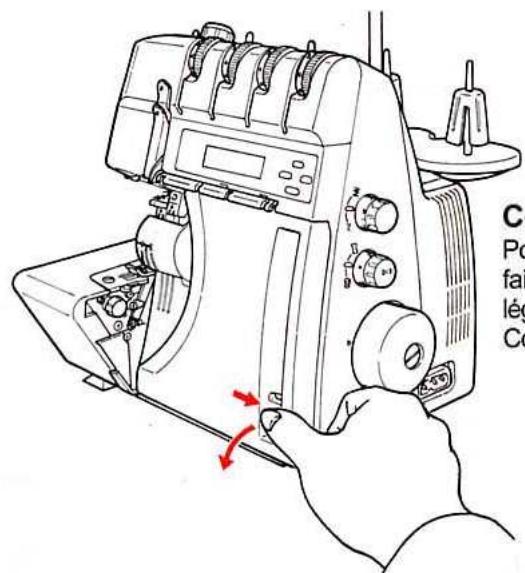 BERNINA 1300DC - Remplacement du pied-de-biche - 1