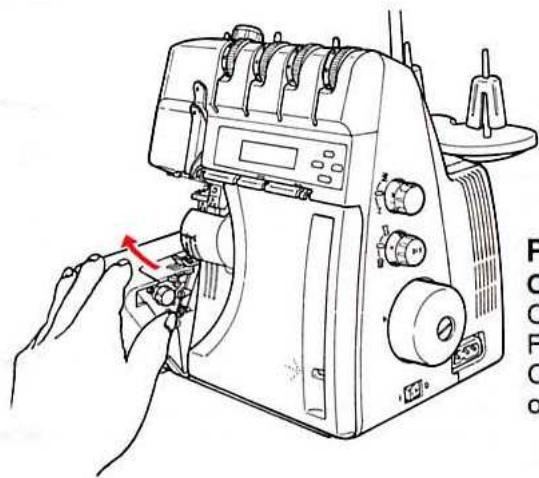 BERNINA 1300DC - Couvercle du boucleur - 1
