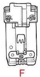 BERNINA 1300DC - Relever et abaisser le coudeau supérieur - 5
