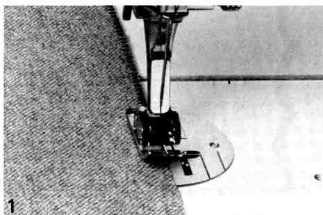 BERNINA 801 SPORT - Zig-zag setting the width: - 2