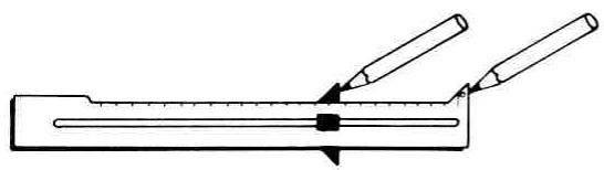 BERNINA 801 SPORT - Template for buttonholes, hems, pleats, scallops, etc. (Special accessory) - 1