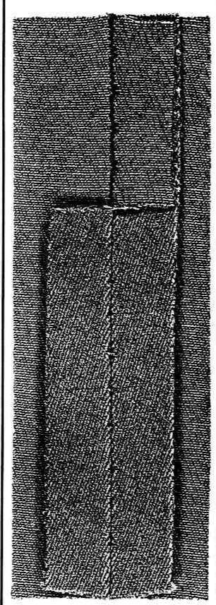 BERNINA 801 SPORT - Flat joining seams: - 2