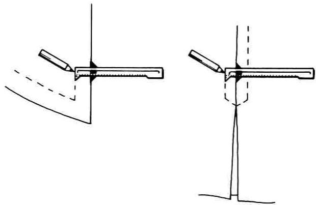 BERNINA 801 SPORT - Marking of top-stitch lines - 1