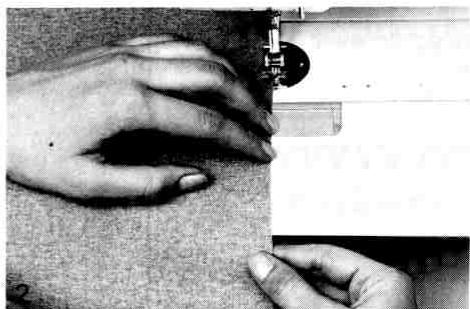 BERNINA 801 SPORT - Zig-zag setting the width: - 3