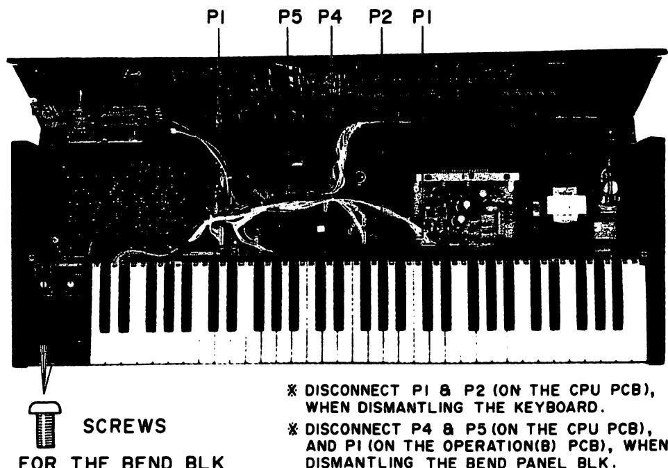 AKAI AT 901 - 2-3. HOW TO DISMANTLE THE BEND PANEL BLOCK (Refer to Fig. 2-2 and Fig. 2-3) - 1