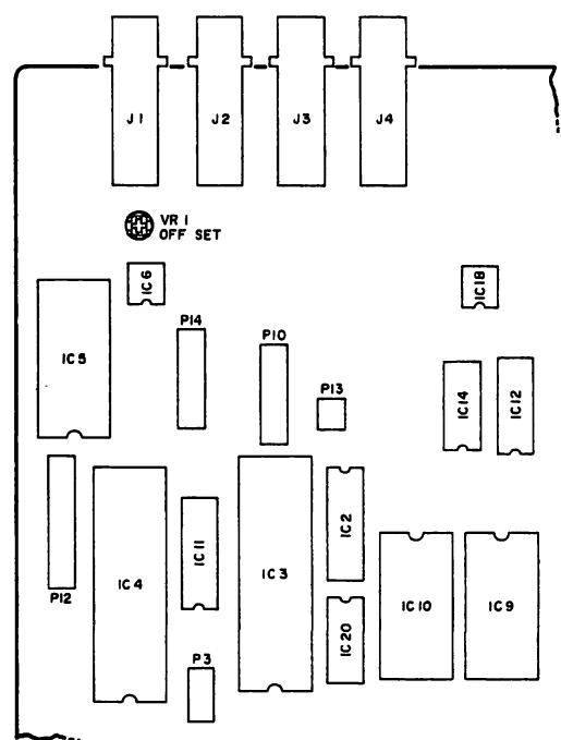 AKAI AT 901 - 6-4. OFF-SET OF IC6 (LF356) ON THE CPU PC BOARD - 1