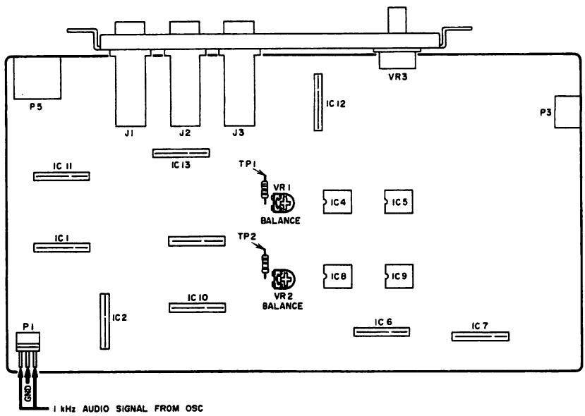 AKAI AT 901 - 6-3. BALANCE OF BBD OUTPUT ON THE CHORUS PC BOARD - 1