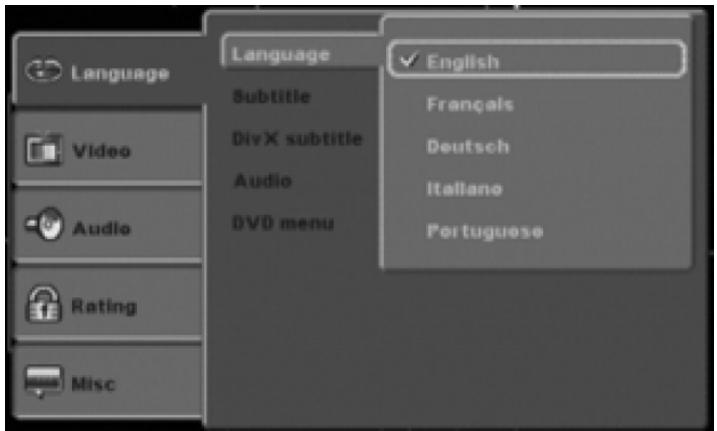 AKAI DDX 7005 - Configuration des langues - 1
