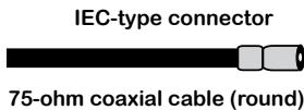AKAI DLC-E1900 - Antenna Connection - 1