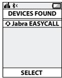 JABRA EASYCALL - Das Mobiltelefon findet das Jabra EASYCALL automatisch. - 2