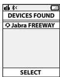 JABRA FREEWAY - APPAIRAGE AVEC VOTRE TÉLÉPHONE/PÉRIPHÉRIQUE - 2