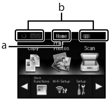 EPSON EXPRESSION PHOTO HD XP-950 - Utilisation de l'écran LCD - 1