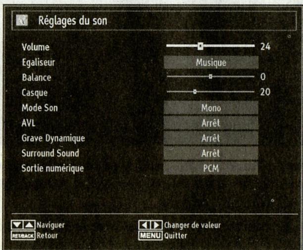WALTHAM WT 32842 B - Configuration des paramètres sonores - 1