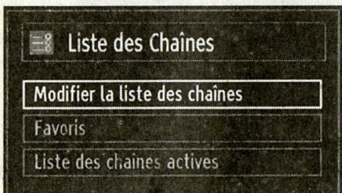 WALTHAM WT 32842 B - Gestion des chaînes : liste des chaînes - 1