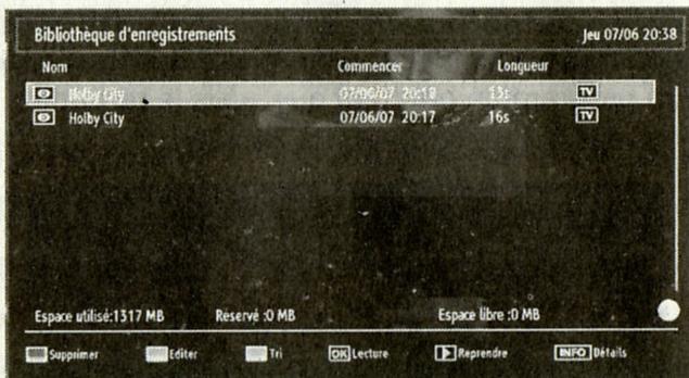 WALTHAM WT 32842 B - Regarder les programmes enregistrés - 1