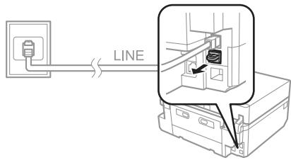EPSON EXPRESSION PHOTO XP-750 - Partilhar uma LINHA com um dispositivo Telefonico - 2