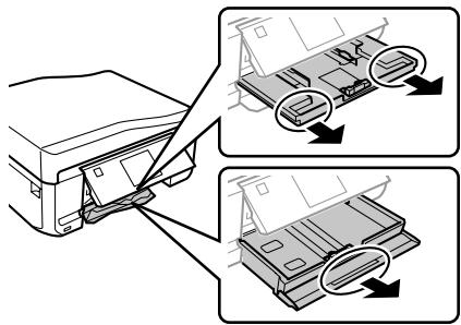 EPSON EXPRESSION PHOTO XP-750 - Entfernen von gestautem Papier aus der Papierkassette - 2