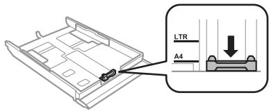 EPSON EXPRESSION PHOTO XP-750 - Faites glisser le guide latorial conformement à la taille de papier que vous souhaitez utiliser. - 1