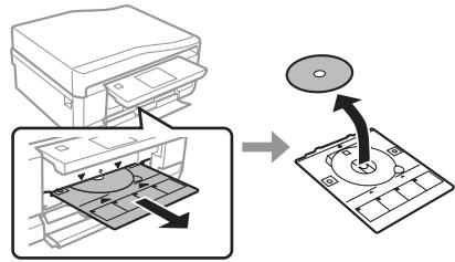 EPSON EXPRESSION PHOTO XP-750 - Removing a CD/DVD - 2