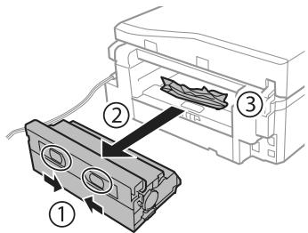 EPSON EXPRESSION PHOTO XP-750 - Retirar papel encravado da tampa posterior - 1