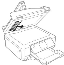 EPSON EXPRESSION PHOTO XP-750 - Vastgelopen papier verwijderenuit de automatischedocumenttoevoer (ADF) - 4