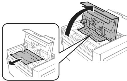 EPSON EXPRESSION PHOTO XP-750 - Removing jammed paper from the Automatic Document Feeder (ADF) - 3