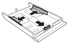 EPSON EXPRESSION PHOTO XP-750 - Faites glisser les guides lateraux contre les bords de l'unité papier. - 1